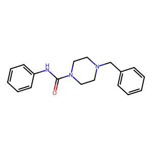 4-benzyl-N-phenylpiperazine-1-carboxamide structure