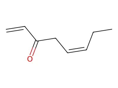 (5E)-octa-1,5-dien-3-one structure