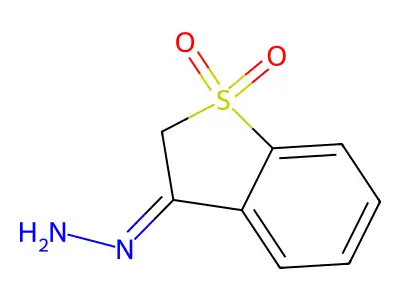 (1,1-Dioxo-1-benzothiophen-3-ylidene)hydrazine structure