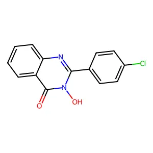 2-(4-Chlorophenyl)-3-hydroxyquinazolin-4(3H)-one structure