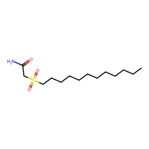 2-(十二烷基磺酰基)乙酰胺 structure