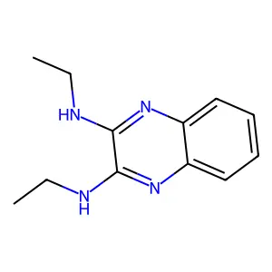 N,N'-Diethylquinoxaline-2,3-diamine structure