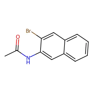 N-(3-溴-2-萘基)乙酰胺 structure