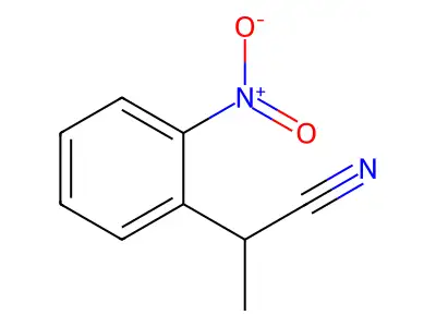 2-(2-Nitrophenyl)propanenitrile structure