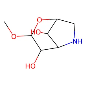 3-Methoxy-2-oxa-6-azabicyclo[3.2.1]octane-4,8-diol structure