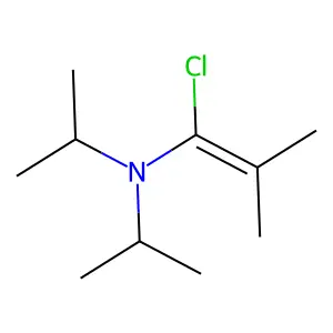 1-chloro-N,N-diisopropyl-2-methylprop-1-en-1-amine structure