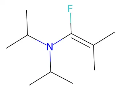 1-Fluoro-2-methyl-N,N-di(propan-2-yl)prop-1-en-1-amine structure