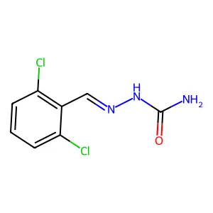 2-(2,6-Dichlorobenzylidene)hydrazinecarboxamide structure