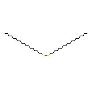 1-{[2-(Octadecylsulfanyl)propan-2-yl]sulfanyl}octadecane structure