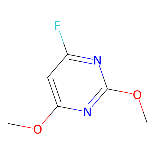 4-Fluoro-2,6-dimethoxypyrimidine structure