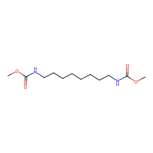 Methyl N-{8-[(methoxycarbonyl)amino]octyl}carbamate structure