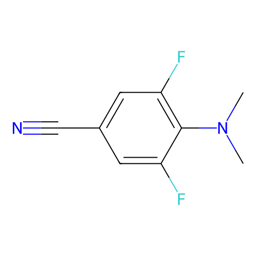 4-(Dimethylamino)-3,5-difluorobenzonitrile structure