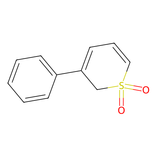 3-Phenyl-2H-thiopyran 1,1-dioxide structure