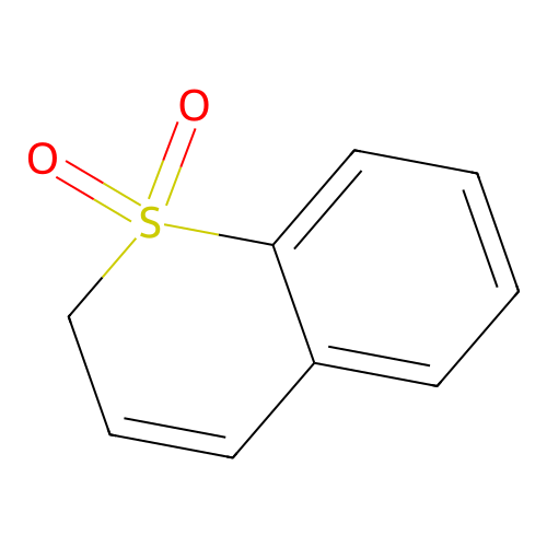 2H-thiochromene 1,1-dioxide structure