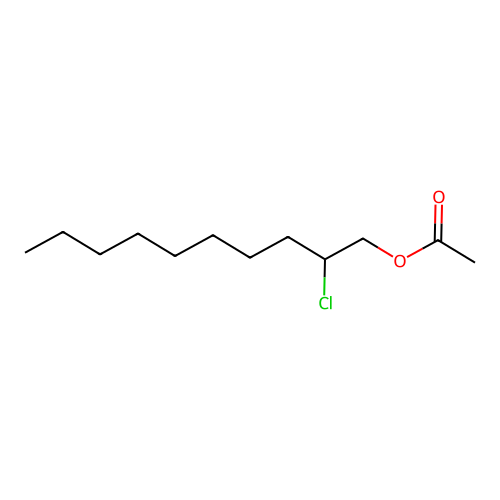 2-Chlorodecyl acetate structure