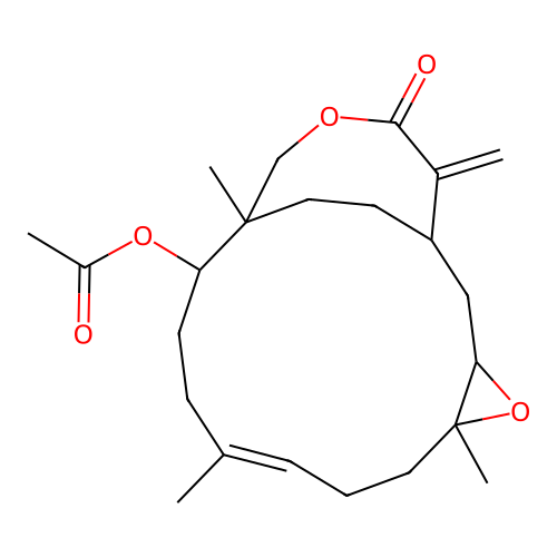Episinulariolide acetate structure