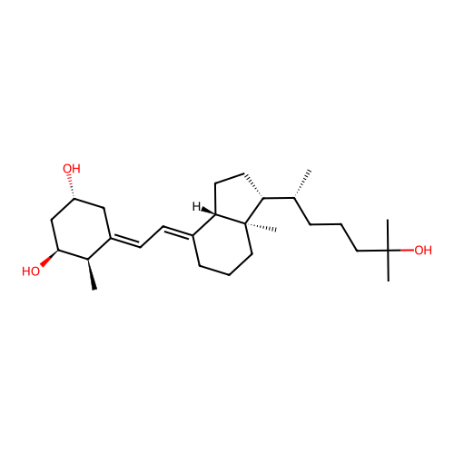 1,25-Dihydroxydihydrotachysterol(3) structure