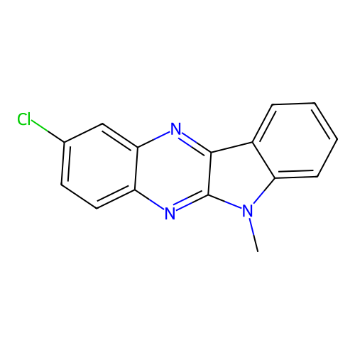 2-Chloro-6-methylindolo[2,3-b]quinoxaline structure