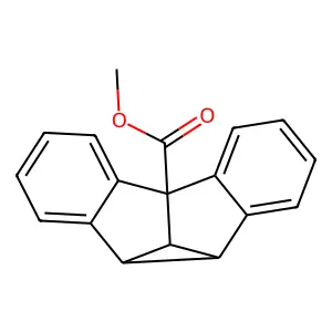 5-Carbomethoxydibenzosemibullvalen structure