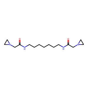 1-Aziridineacetamide, N,N'-(heptamethylene)bis- structure