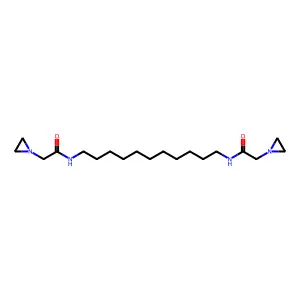 1-Aziridineacetamide, N,N'-undecamethylenebis- structure