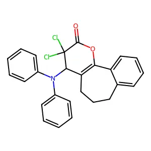 3,3-dichloro-4-(N-phenylanilino)-4,5,6,7-tetrahydrobenzo[1,2 structure