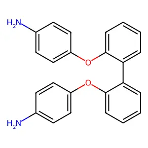 4,4'-[[1,1'-Biphenyl]-2,2'-diylbis(oxy)]dianiline structure