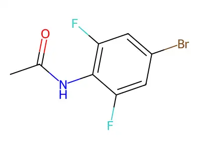 N-(4-bromo-2,6-difluorophenyl)acetamide structure