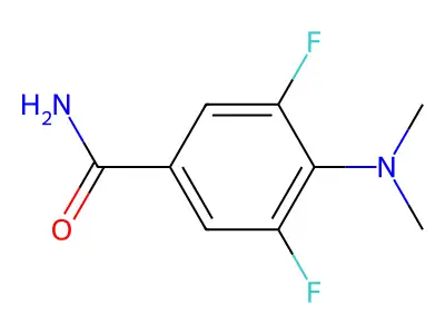 4-(二甲氨基)-3,5-二氟苯甲酰胺 structure