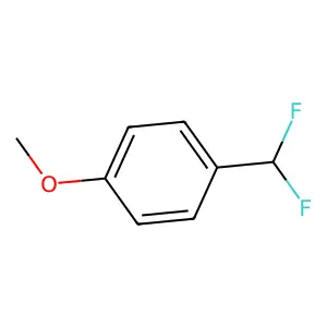 1-(Difluoromethyl)-4-methoxybenzene structure