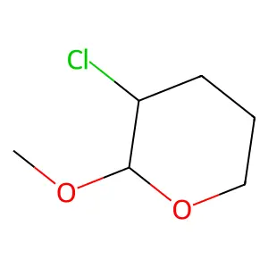 3-chloro-2-Methoxy-tetrahydro-pyran structure