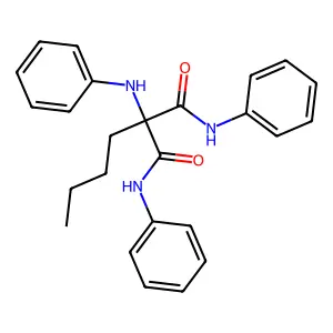 2-苯氨基-2-丁基-N,N-二苯基丙二酰胺 structure