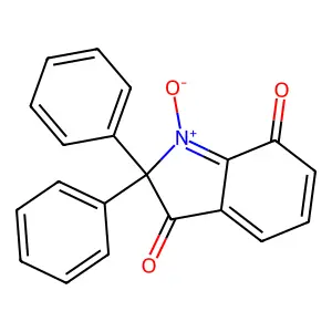 1-Oxo-2,2-diphenyl-2H-1lambda~5~-indole-3,7-dione structure