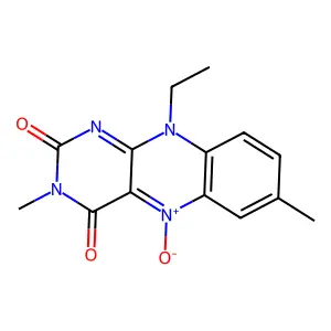 10-Ethyl-3,7-dimethyl-5-oxo-5lambda~5~-benzo[g]pteridine-2,4(3H,10H)-dione structure