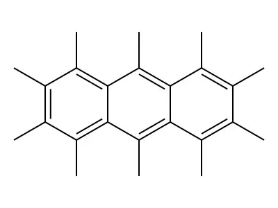 1,2,3,4,5,6,7,8,9,10-Decamethylanthracene structure