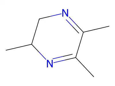 2,3-Dihydro-2,5,6-trimethylpyrazine structure