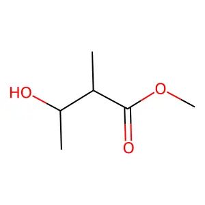 Threo-3-Hydroxy-2-methylbutyric acid structure