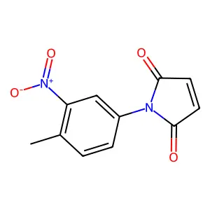 1-(4-methyl-3-nitrophenyl)-1H-pyrrole-2,5-dione structure