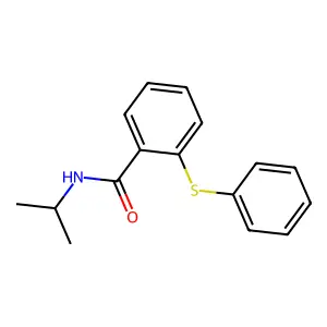 2-(Phenylsulfanyl)-N-(propan-2-yl)benzamide structure