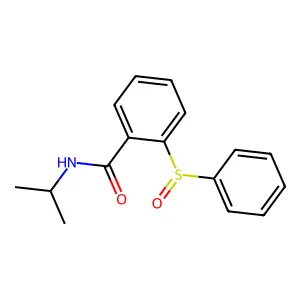 2-(Benzenesulfinyl)-N-(propan-2-yl)benzamide structure