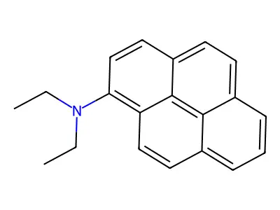 1-Pyrenamine, N,N-diethyl- structure