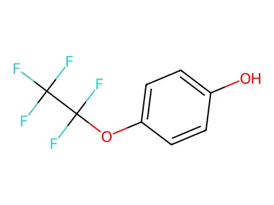 4-(1,1,2,2,2-Pentafluoroethoxy)phenol structure