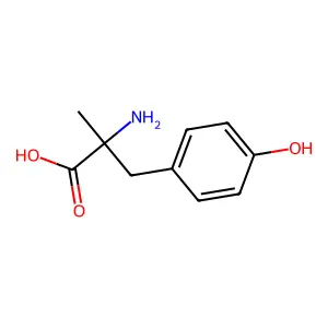 α-甲基对酪氨酸 structure