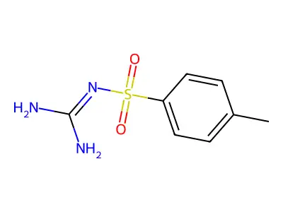 N-[amino(imino)methyl]-4-methylbenzenesulfonamide structure