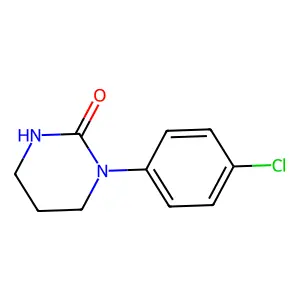 1-(p-Chlorophenyl)-3,4,5,6-tetrahydro-2(1H)-pyrimidinone structure