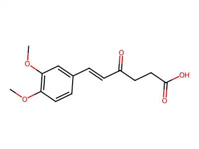 6-(3,4-Dimethoxyphenyl)-4-oxohex-5-enoic acid structure