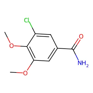 3-Chloro-4,5-dimethoxybenzamide structure