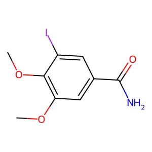 3-Iodo-4,5-dimethoxybenzamide structure