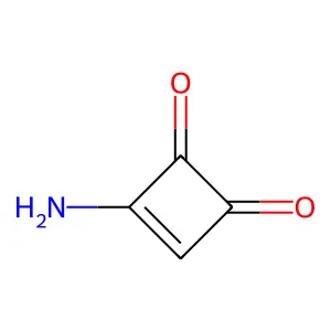 3-Aminocyclobut-3-ene-1,2-dione structure