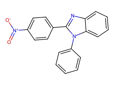 2-(4-Nitrophenyl)-1-phenylbenzimidazole structure